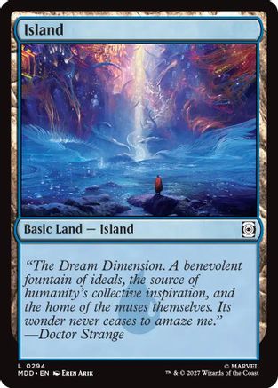Island (0294)  [Foil]  (MDD-294) - [Marvel: Darkhold Destiny]
