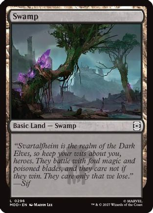 Swamp (0296)  [Foil]  (MDD-296) - [Marvel: Darkhold Destiny]