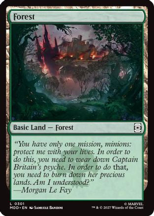 Forest (0301)  [Foil]  (MDD-301) - [Marvel: Darkhold Destiny]