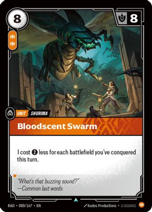Bloodscent Swarm (080/167) Radiance Riftbound single card by UVS Games