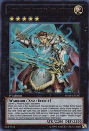Sacred Noble Knight of King Artorigus [SHSP-EN087] Ultra Rare - Trinity Hobby