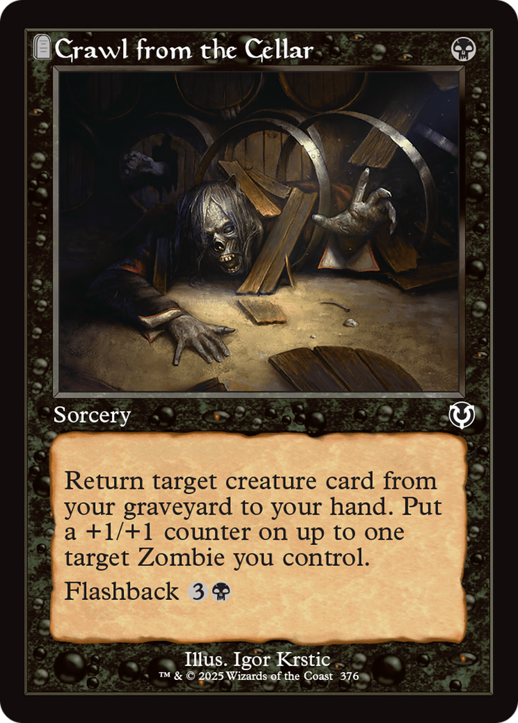 Crawl from the Cellar (Retro Frame) [Innistrad Remastered] - Trinity Hobby