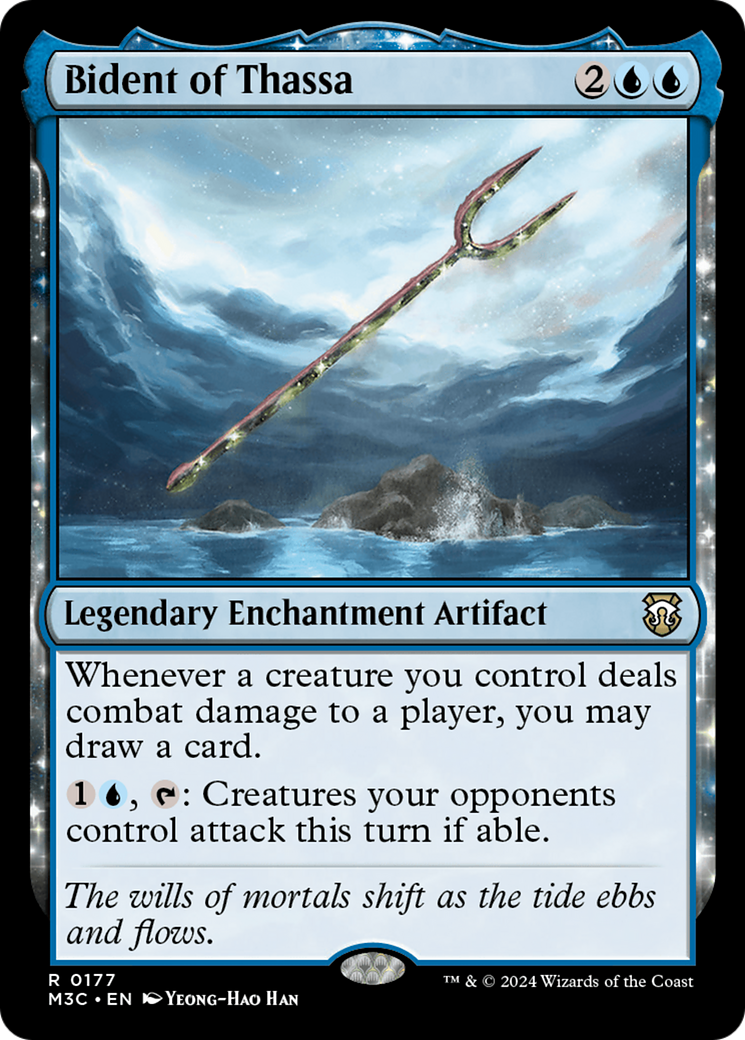 Bident of Thassa  [Foil]  (M3C-177) - [Modern Horizons 3 Commander] - Trinity Hobby