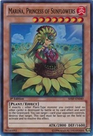 Marina, Princess of Sunflowers [SHSP-EN040] Super Rare - Trinity Hobby