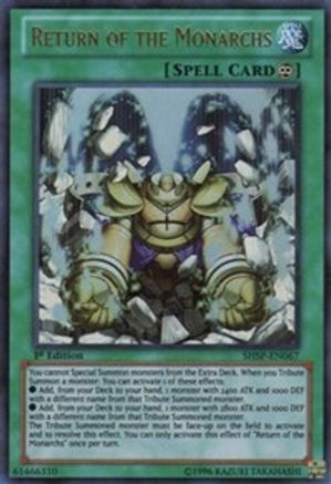 Return of the Monarchs [SHSP-EN067] Ultra Rare - Trinity Hobby