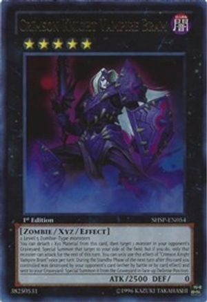 Crimson Knight Vampire Bram [SHSP-EN054] Ultra Rare - Trinity Hobby