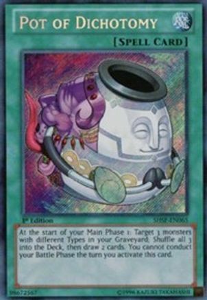 Pot of Dichotomy [SHSP-EN065] Secret Rare - Trinity Hobby