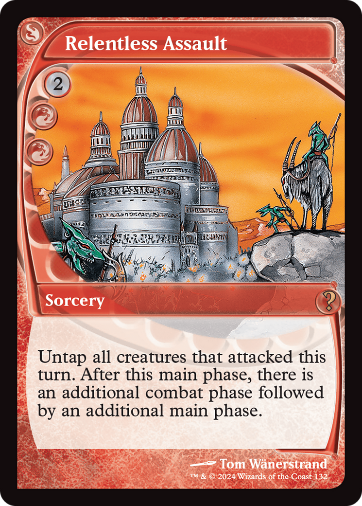 Relentless Assault (Future Sight) [Mystery Booster 2] - Trinity Hobby