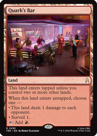 Quark's Bar  [Foil]  (TRK-292) - [Star Trek]
