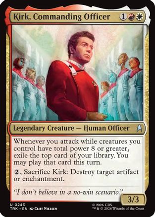 Kirk, Commanding Officer  [Foil]  (TRK-243) - [Star Trek]