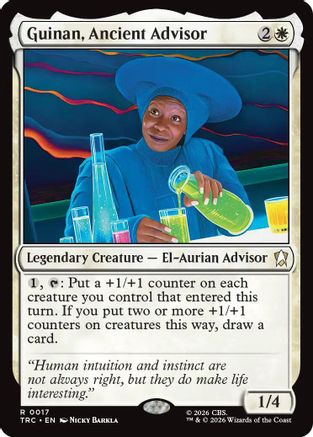 Guinan, Ancient Advisor (Surge Foil)  [Foil]  (TRC-017) - [Commander: Star Trek]