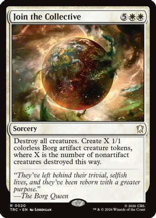 Join the Collective (Surge Foil)  [Foil]  (TRC-020) - [Commander: Star Trek]