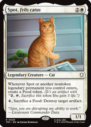 Spot, Felis catus (Surge Foil)  [Foil]  (TRC-029) - [Commander: Star Trek]