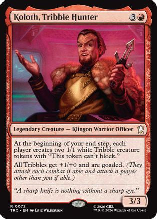 Koloth, Tribble Hunter  (TRC-072) - [Commander: Star Trek]