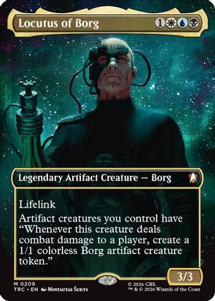 Locutus of Borg (Borderless)  (TRC-209) - [Commander: Star Trek]