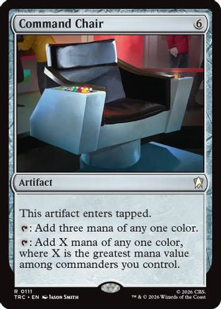 Command Chair (Surge Foil)  [Foil]  (TRC-111) - [Commander: Star Trek]
