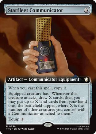 Starfleet Communicator (Extended Art)  (TRC-356) - [Commander: Star Trek]