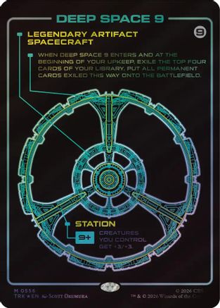 Deep Space 9 (Showcase)  [Foil]  (TRK-556) - [Star Trek]