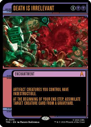Death Is Irrelevant (Showcase)  [Foil]  (TRK-375) - [Star Trek]
