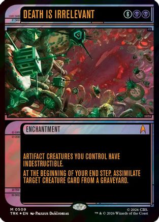 Death Is Irrelevant (Showcase) (Surge Foil)  [Foil]  (TRK-509) - [Star Trek]