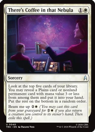 There's Coffee in that Nebula  (TRK-040) - [Star Trek]