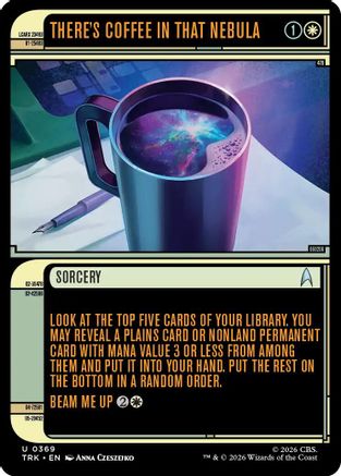 There's Coffee in that Nebula (Showcase)  (TRK-369) - [Star Trek]