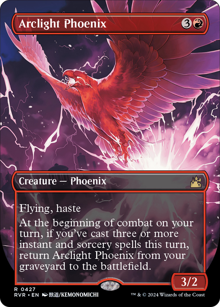 Arclight Phoenix (Anime Borderless) [Ravnica Remastered] - Trinity Hobby
