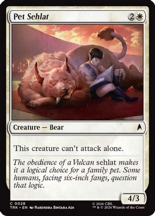 Pet Sehlat  [Foil]  (TRK-028) - [Star Trek]