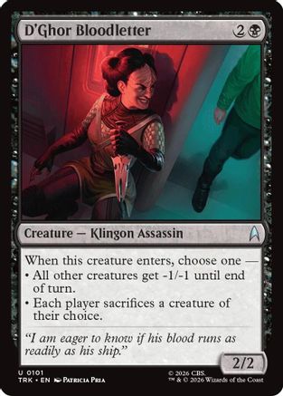 D'Ghor Bloodletter  (TRK-101) - [Star Trek]