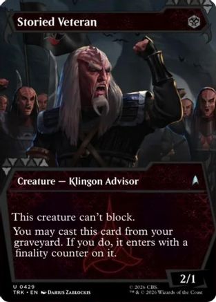 Storied Veteran (Showcase)  (TRK-429) - [Star Trek]