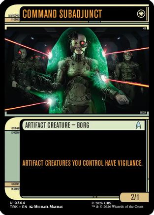 Command Subadjunct (Showcase)  (TRK-364) - [Star Trek]