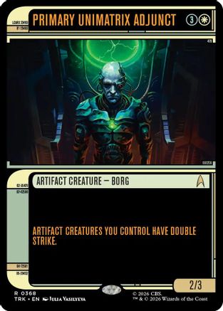 Primary Unimatrix Adjunct (Showcase)  [Foil]  (TRK-368) - [Star Trek]