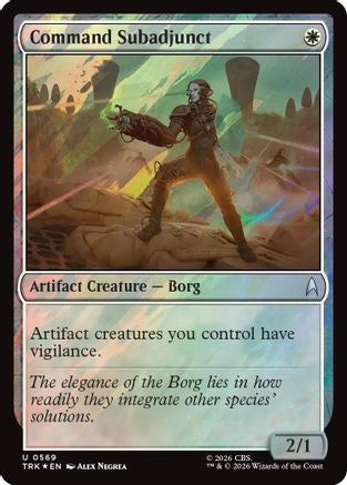 Command Subadjunct (Surge Foil)  [Foil]  (TRK-569) - [Star Trek]