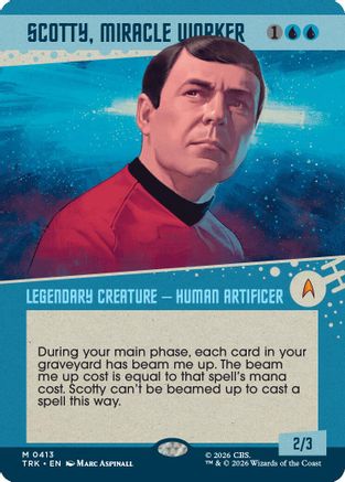 Scotty, Miracle Worker (Showcase)  [Foil]  (TRK-413) - [Star Trek]