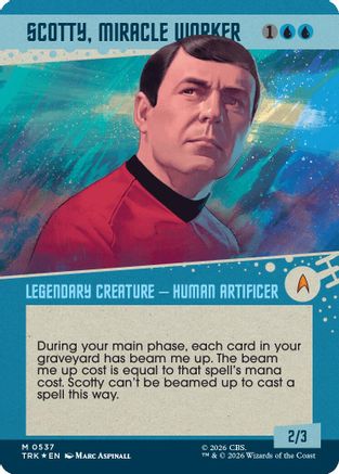 Scotty, Miracle Worker (Showcase) (Surge Foil)  [Foil]  (TRK-537) - [Star Trek]