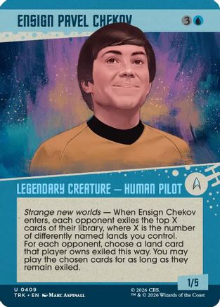 Ensign Pavel Chekov (Showcase)  (TRK-409) - [Star Trek]