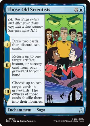 Those Old Scientists  [Foil]  (TRK-086) - [Star Trek]