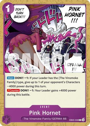 Pink Hornet (EB05-039) - [Extra Booster: One Piece Heroines Edition Vol. 2]