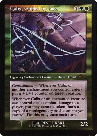 Calix, Guided by Fate (Retro Frame)  [Foil]  (SLD-7151) - [Secret Lair Drop Series]