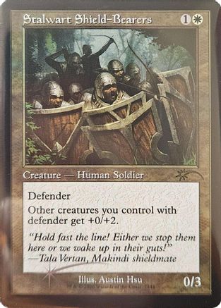 Stalwart Shield-Bearers (Retro Frame)  [Foil]  (SLD-7148) - [Secret Lair Drop Series]