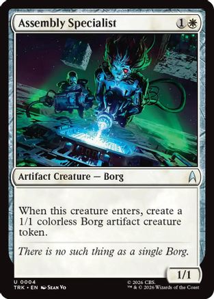 Assembly Specialist TRK-004 Magic: The Gathering MTG single card from Star Trek