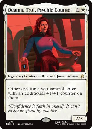 Deanna Troi, Psychic Counsel TRK-011 Magic: The Gathering MTG single card from Star Trek