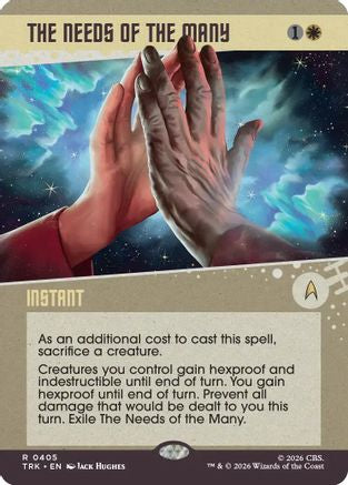 The Needs of the Many (Showcase)  (TRK-405) - [Star Trek]