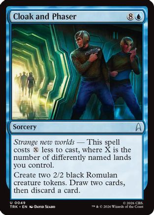 Cloak and Phaser  (TRK-049) - [Star Trek]