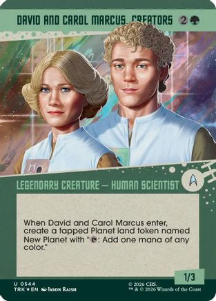 David and Carol Marcus, Creators (Showcase) (Surge Foil)  [Foil]  (TRK-544) - [Star Trek]