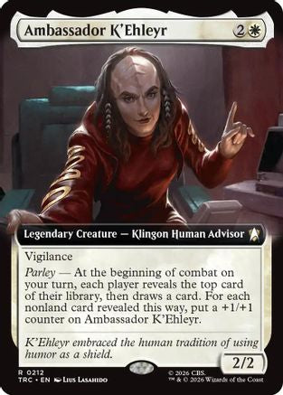 Ambassador K'Ehleyr (Extended Art)  (TRC-212) - [Commander: Star Trek]