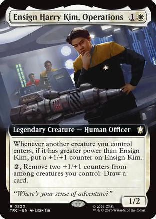 Ensign Harry Kim, Operations (Extended Art)  (TRC-220) - [Commander: Star Trek]