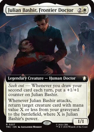 Julian Bashir, Frontier Doctor (Extended Art)  (TRC-227) - [Commander: Star Trek]