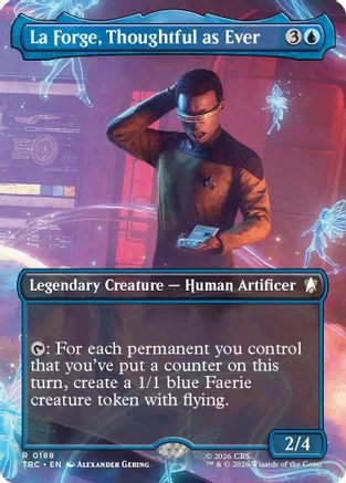 La Forge, Thoughtful as Ever (Borderless)  [Foil]  (TRC-188) - [Commander: Star Trek]