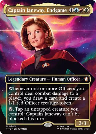 Captain Janeway, Endgame (Borderless)  (TRC-205) - [Commander: Star Trek]
